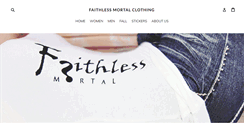 Desktop Screenshot of faithlessmortal.com